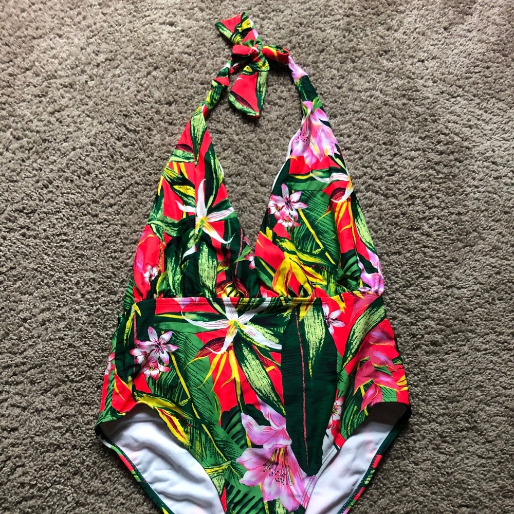Women's Floral One Piece Swim suit